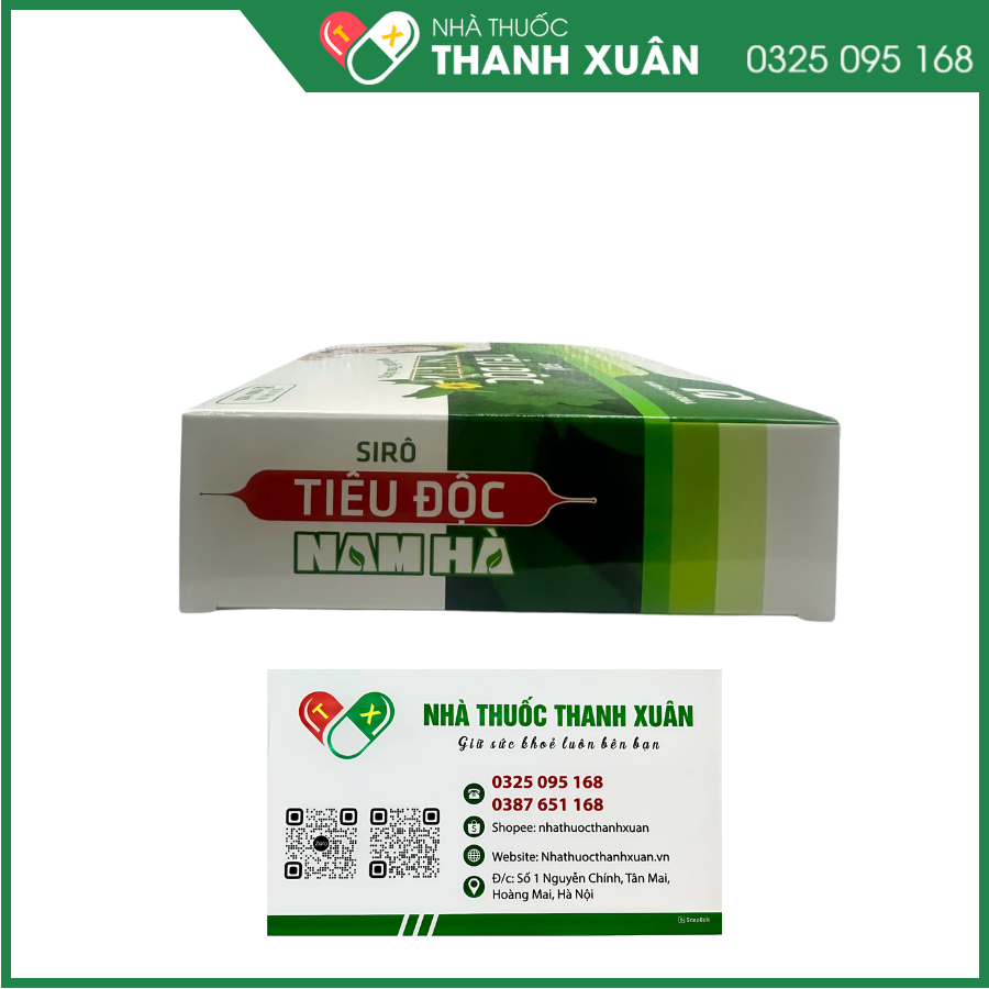 Siro Tiêu độc Nam Hà hỗ trợ giải độc, tiêu viêm